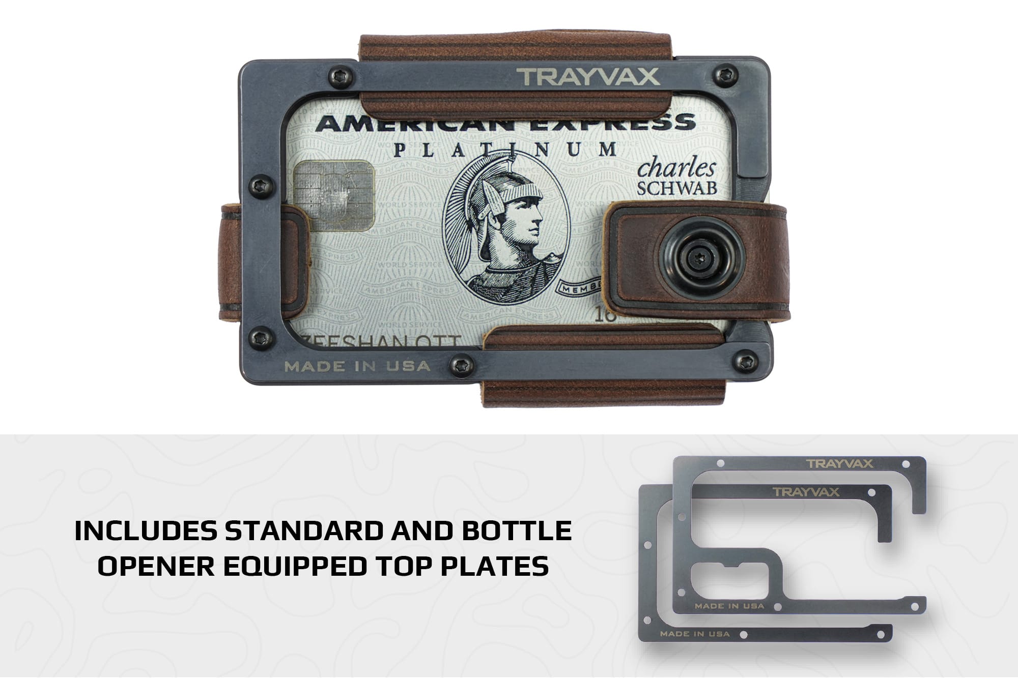 Trayvax Enterprises Wallet Contour Lite Wallet - Black Mississippi Mud