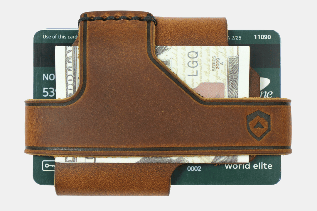 Trayvax Enterprises Wallet Contour Lite Wallet - Black Tobacco Brown