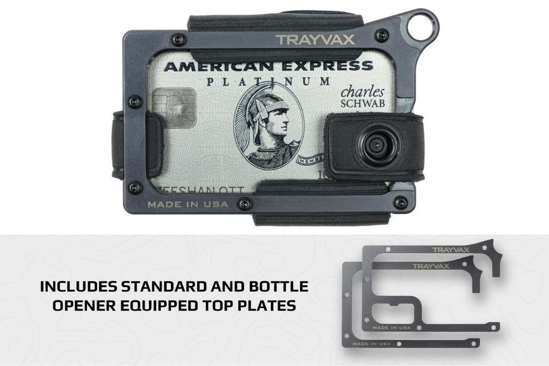 Trayvax Enterprises Wallet Contour Wallet - Black Stealth Black