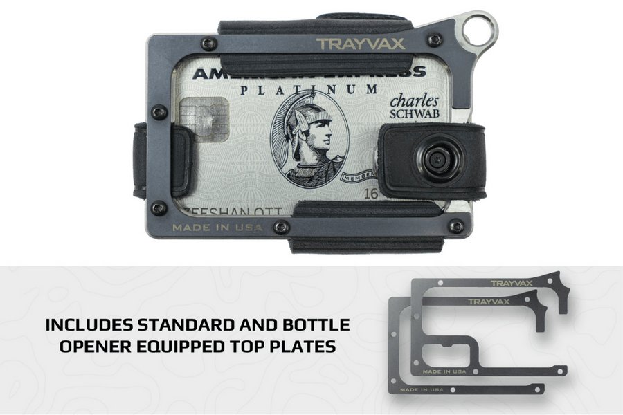 Trayvax Enterprises Wallet Contour Wallet - Raw Stealth Black